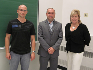 Mathieu Lebel, François Boily et Louise Grégoire