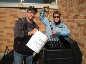 Kevin Perreault et Isabelle Lamy, étudiants en Techniques de diététique