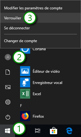 Windows 10 - Verrouiller une session