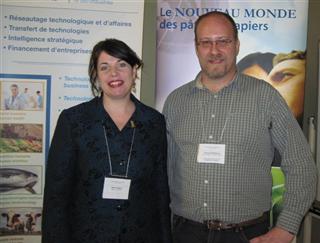 Marie Gagné, coordonnatrice de projets chez Trans-tech et François Bergeron, chercheur au CSPP et enseignant au Cégep de Trois-Rivières.