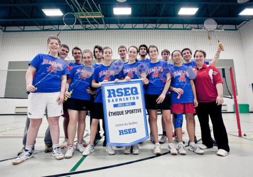 l’équipe Diablos de badminton division 1