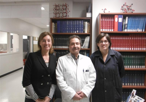 Virginie Laurin (enseignante responsable du projet Santé et sécurité), Alain Boisvert (technicien en travaux pratiques) et Lucie Forget (coordonnatrice du département de Métallurgie).