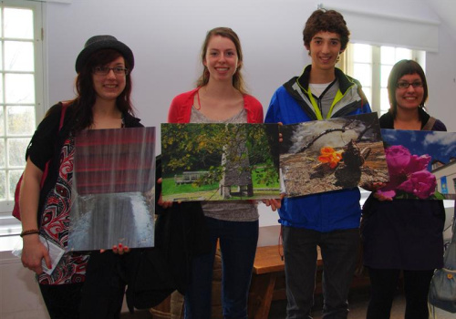 Audrey Couture, Andréa Blanchet, William Laprise Deshaies et Cindy Gagné. Absente sur la photo Joëlle Marcotte.