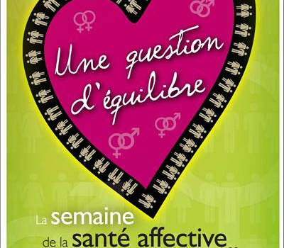 Affiche de la semaine de la santé affective et sexuelle