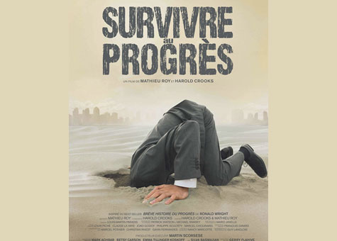 Affiche de la conférence « Survivre au progrès »