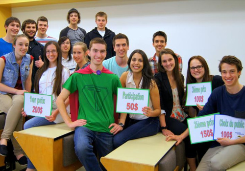 Finissants en Sciences de la nature qui ont participé à l’Académie des sciences!