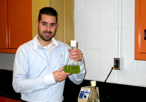 Marc-André Déry enseignant au département de Biologie du Cégep de Trois-Rivières et chercheur chez Innofibre.