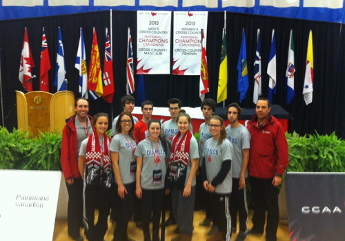 Des étudiants athlètes du cégep de TR au Championnant canadien cross country