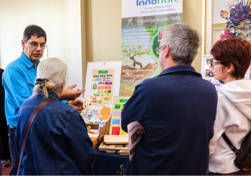 Un kiosque d'Innofibre à Orford