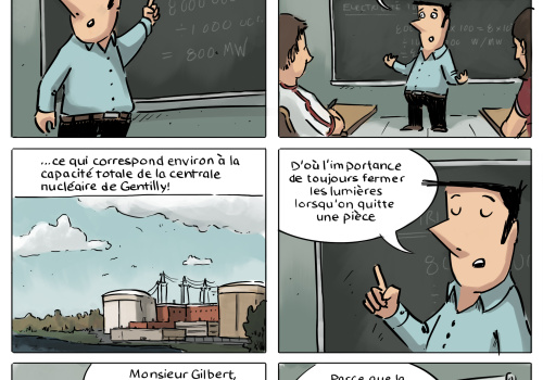 Image Bande dessinée Ensemble pour un cégep écoresponsable