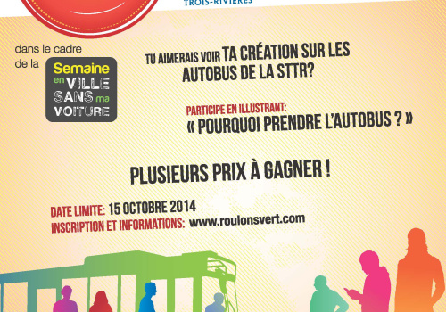 Annonce Concours d'affiche dans le cadre de la Semaine en ville sans ma voiture