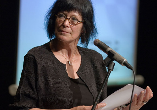 Denise Desautels, lauréate du Grand Prix Québecor du Festival International de la Poésie 2014 ainsi que du Prix du Gouverneur général-poésie en 1993.