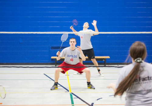 Joueurs Badminton Diablos lors de la saison 2013-2014.