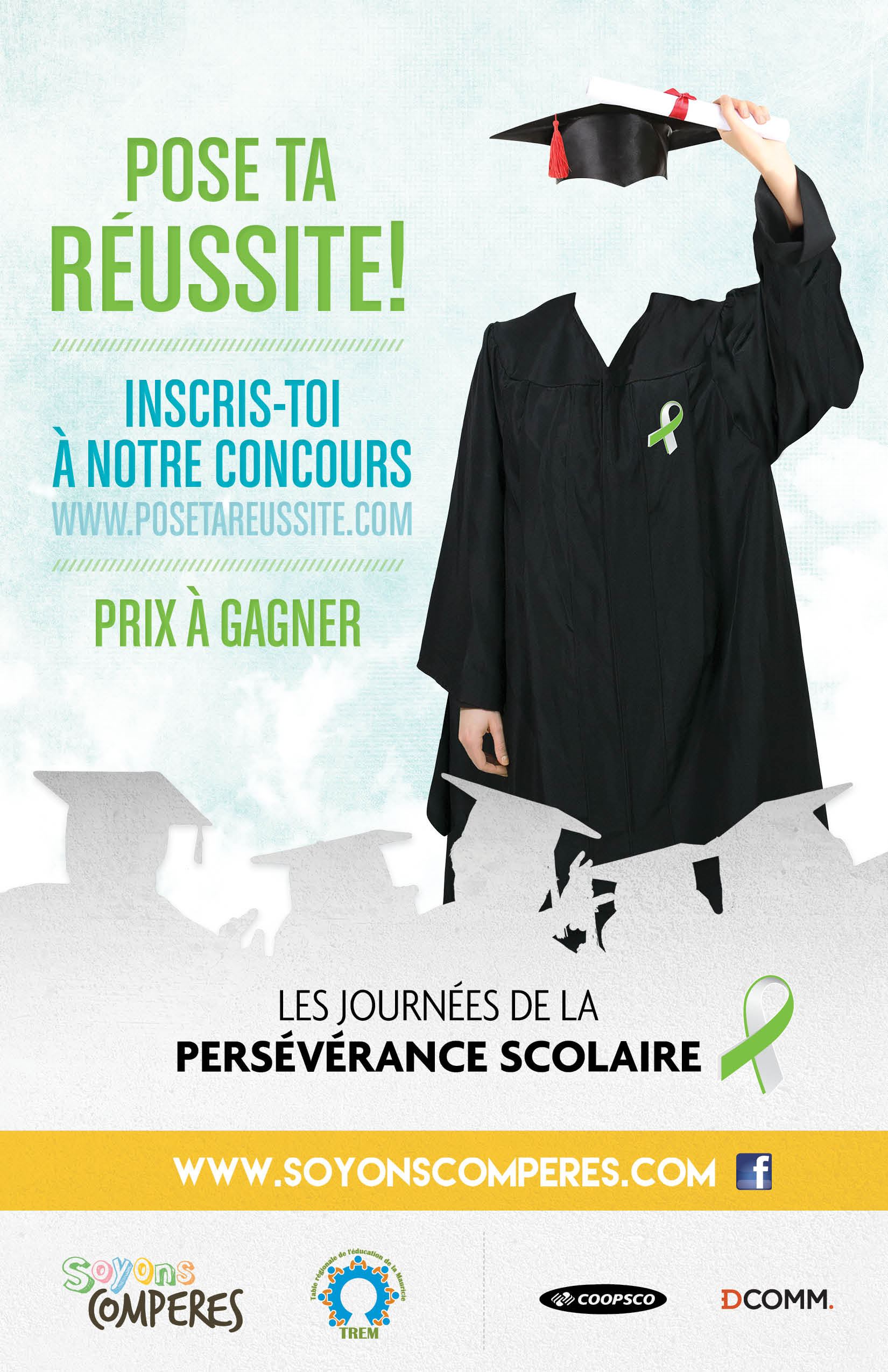 Annonce Pose ta réussite - Image d'une toge et d'un mortier