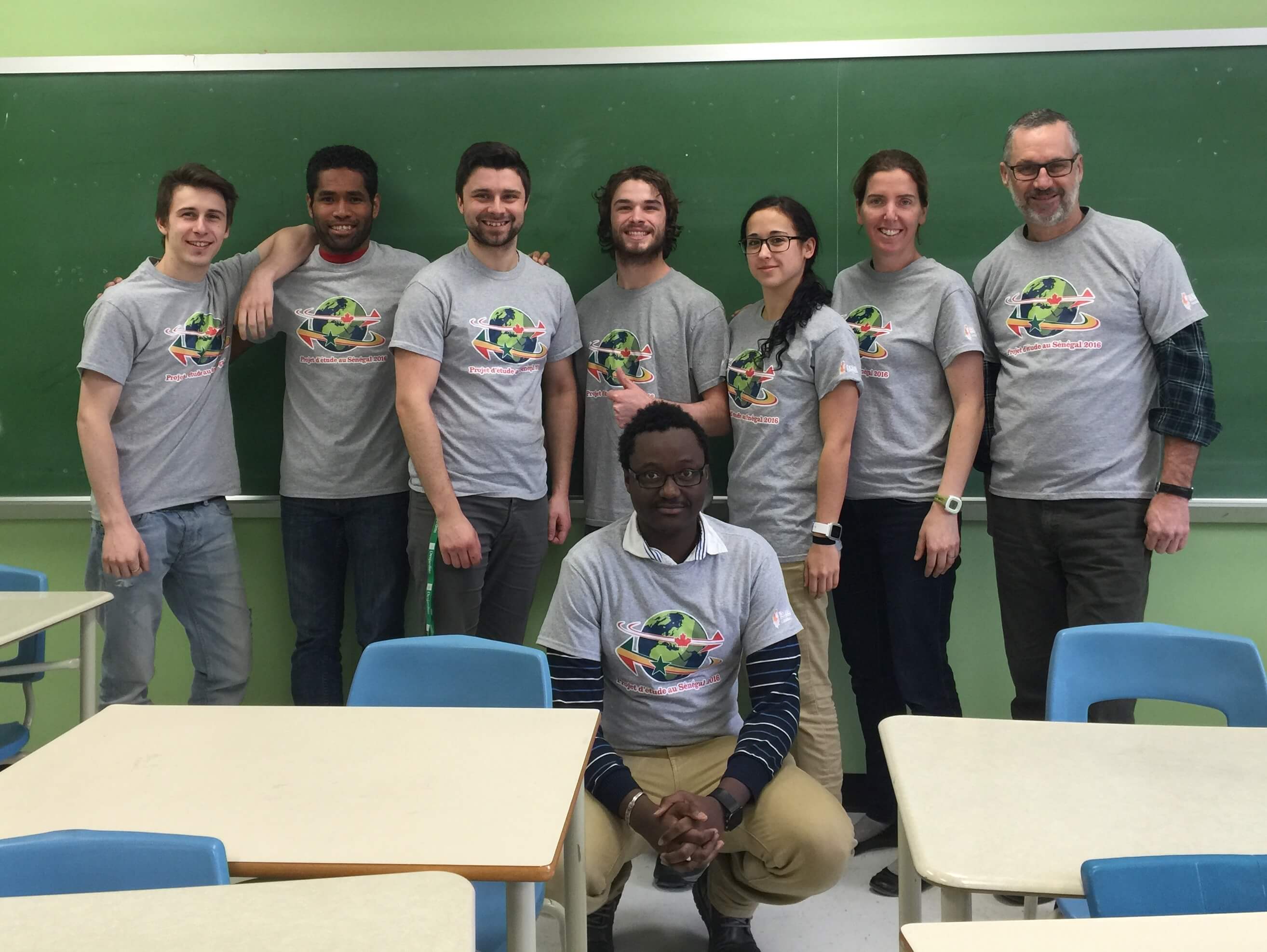 Jordi Gauthier, Jacques Lalie, David Cloutier-Pellerin, Jasmin Lachapelle, Marie-Eve Lemay, Isabelle Garceau, Paul Rouleau et Sidy Sady