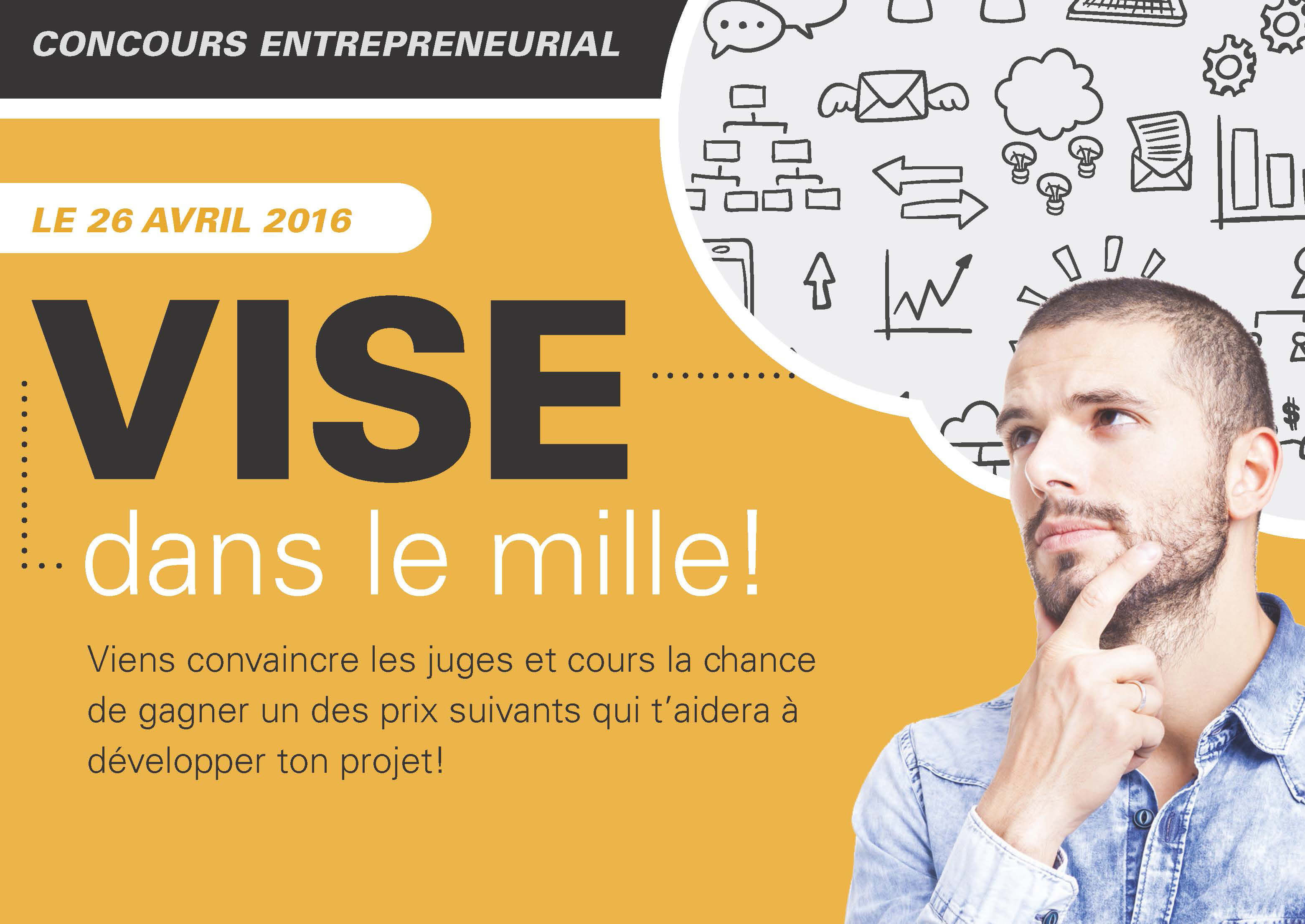 Annonce Concours entrepreneurial 2016 Vise dans le mille