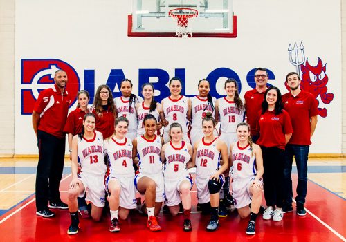 Equipe basketball féminin Diablos 2017