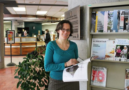 Aline Crédeville, auteure de l'édition 2018 de la dictée de la Francofête.