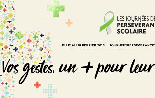 Affiche 2018 Les journées de la persévérance scolaire