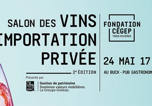 Affiche Fondation Salon des Vins 2018