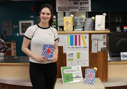 Laurence-Ricard, récipiendaire au concours Prix littéraire des collégiens