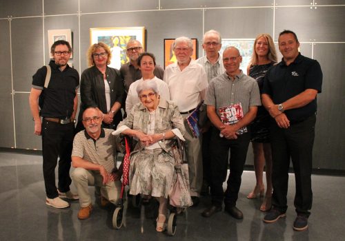 Louis-Pierre Clément, Jo-Ann Lanneville, Guy Langevin, Suzelle Levasseur, Lévis Martin, Michel Lemire, Roger Gaudreau, Mylène Gervais, Louis Gendron, devant : Pierre Blanchette et SR. Jeanne Vanasse