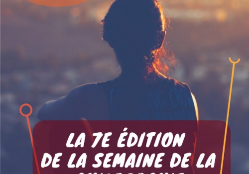 Affiche Semaine de la philosophie 2019 - Une femme vue de dos