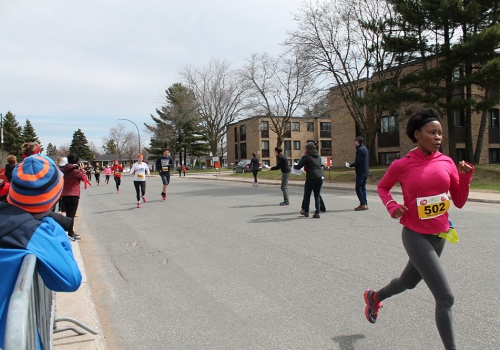 Des coureurs lors de la course u printemps 2019