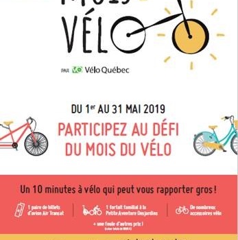Affiche Mois du vélo 2019