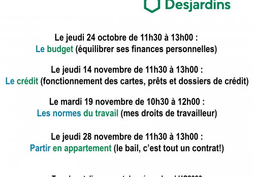 Affiche Mes finances, mes choix