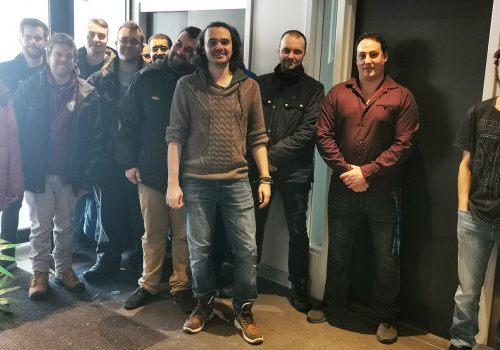 Groupe d'étudiants AEC en réseautique web