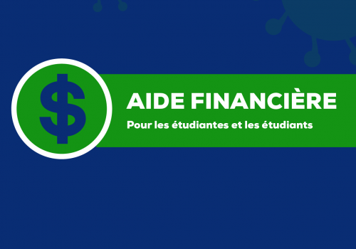 Bandeau Aide financière pour les étudiantes et les étudiants