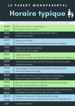 Horaire parent monoparental