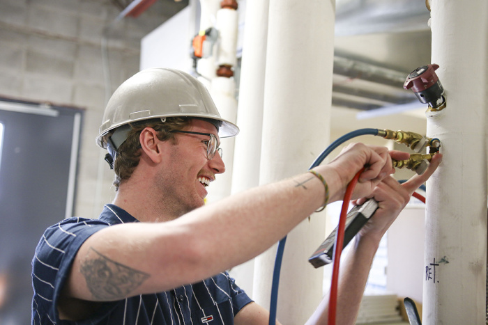 Julien Magny, étudiant en Génie du batiment