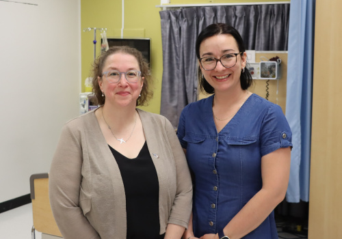 Martine Beauchesne et Annick Lefebvre, enseignantes en Soins infirmiers