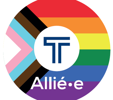 Macaron allié LGBTQ+