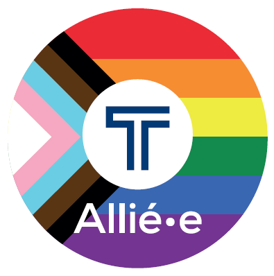 Macaron allié LGBTQ+