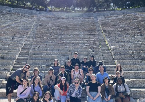 Délégation du voyage en Grèce d'Histoire et civilisation et Arts visuels
