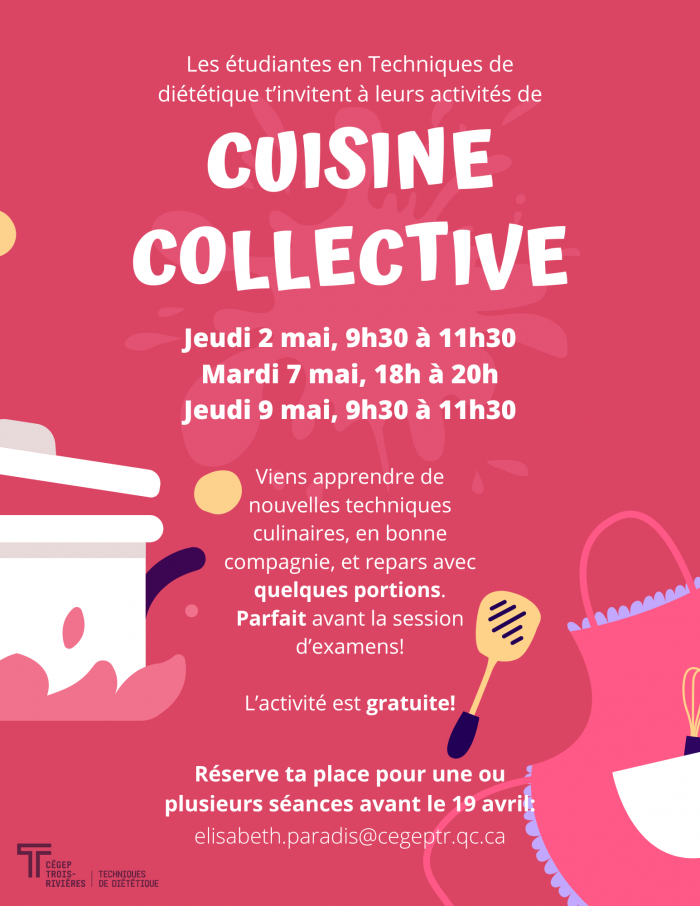 Affiche cuisine collective