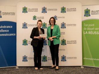 Audrey-Anne Le Sieur mérite une bourse de la Fondation Sport-Études