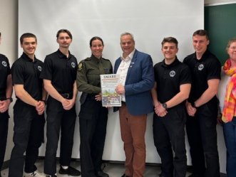 Les étudiant·es de Techniques policières en action à Yamachiche!