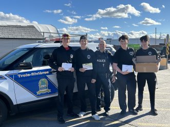 Les étudiants et étudiantes en Techniques policières au service de leur communauté