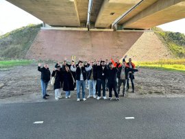 Groupe d'étudiants en Génie civil à Amsterdam 2024-2025