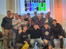 Groupe d'étudiants en Génie civil à Amsterdam 2024-2025
