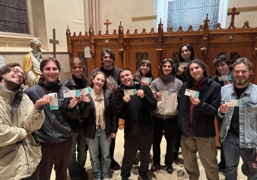 Les étudiant·e·s du cours d’Appréciation de la musique 3 (APP-CLA-T3), accompagné de leur enseignant Samuel Laroche-Pagé, ont eu le privilège d’assister au concert d’ouverture de l’Orchestre symphonique de Trois-Rivières, présenté à la cathédrale de l’Assomption