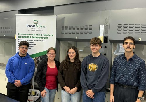 Cohorte de stagiaires-étudiant·es de la session Automne 2025 chez Innofibre