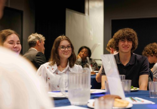 Des participants à l'activité Croque-carrières 2025