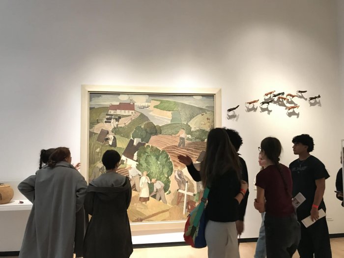 les étudiants et les étudiantes de première année du programme Sciences, lettres et arts ont visité le Musée National des Beaux-Arts du Québec 
