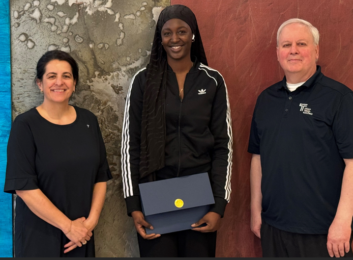 Groupe de récipiendaires des prix Curie du parcours scientifique