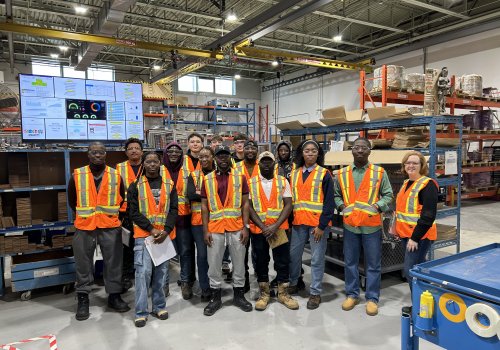 Groupe d'étudiants en Génie industriel chez Siemens Energy